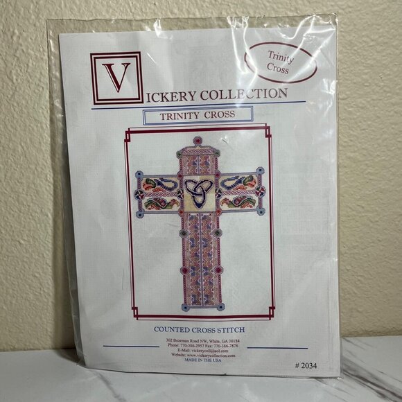 Vickery Collection Other - Vintage Vickery Collection Trinity Cross Counted Cross Stitch Kit